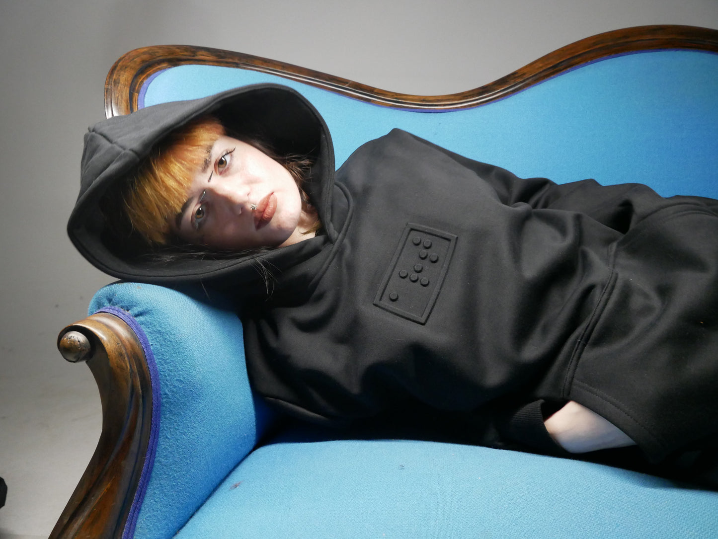 hoodie noir femme